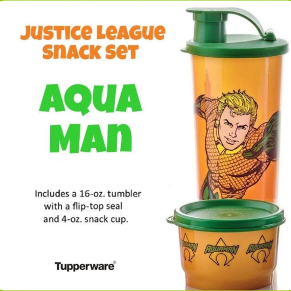Tupperware Aqua Man Snack Set